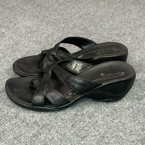 Merrell Shoes - Merrell Sandals Women’s 6 Sundial Cross Slip On Strappy Gorpcore Wedge Black